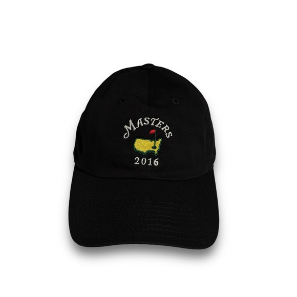 Masters 2016 American Needle Augusta National Black Strap Back Adjustable Hat - Picture 1 of 6